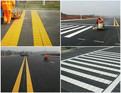 南昌南昌道路划线，热熔标线